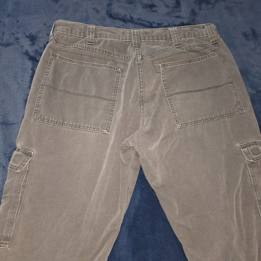 Wrangler Authentics Men's 36‎ X 30 (36x28) Fleece Lined Gray Cargo Pants